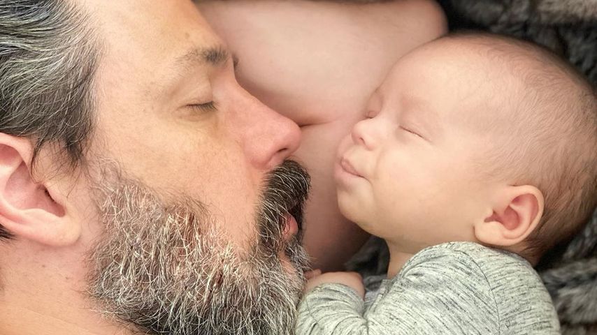 Steve Kazee und sein Baby Callum