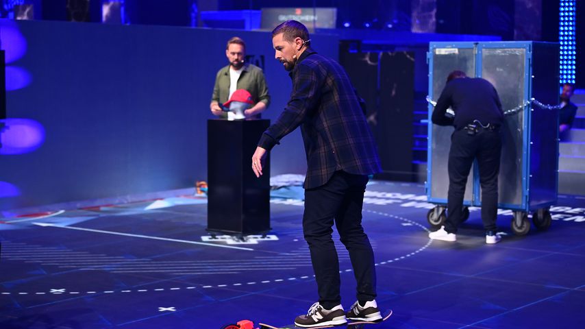 Steven Gätjen, Klaas Heufer-Umlauf und Jakob Lundt bei "Joko & Klaas gegen ProSieben"
