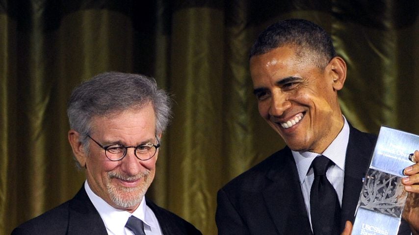 Steven Spielberg und Barack Obama