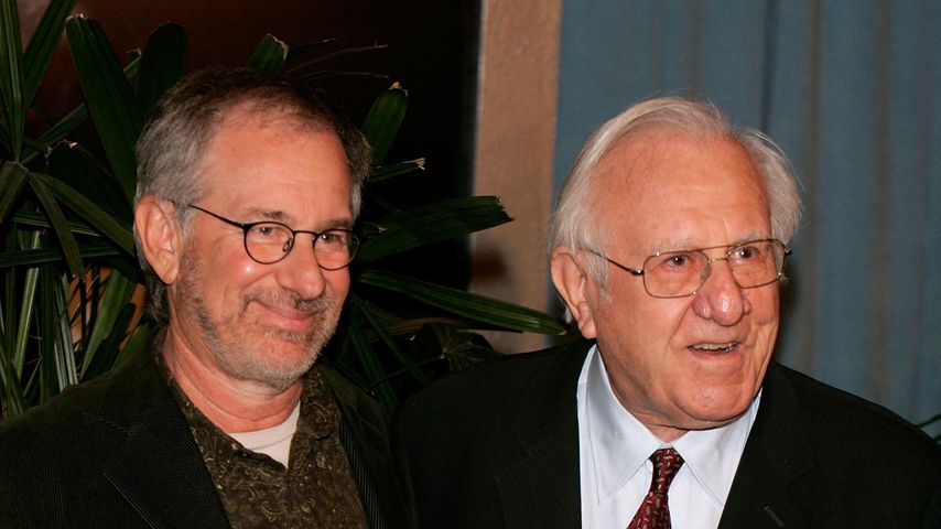 Regisseur Steven Spielberg und sein Vater Arnold