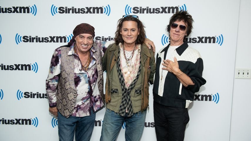 Steven Van Zandt, Johnny Depp und Jeff Beck