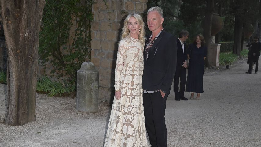 Sting und Trudie Styler in Rom