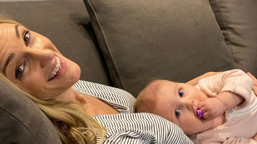 Storm Keating mit ihrer Tochter Coco