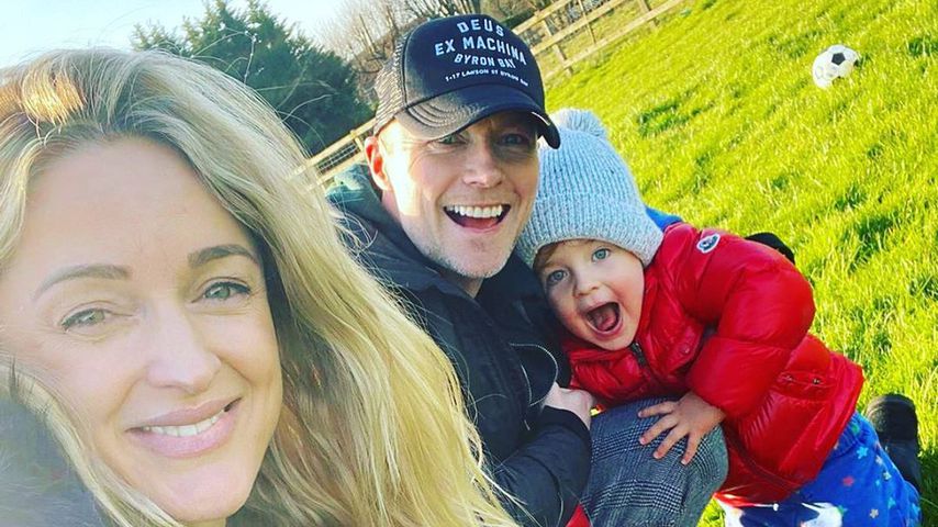 Storm und Ronan Keating mit Sohn Cooper im März 2020