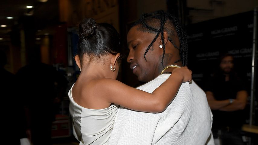 Travis Scott mit Tochter Stormi Webster auf dem Arm, Mai 2022