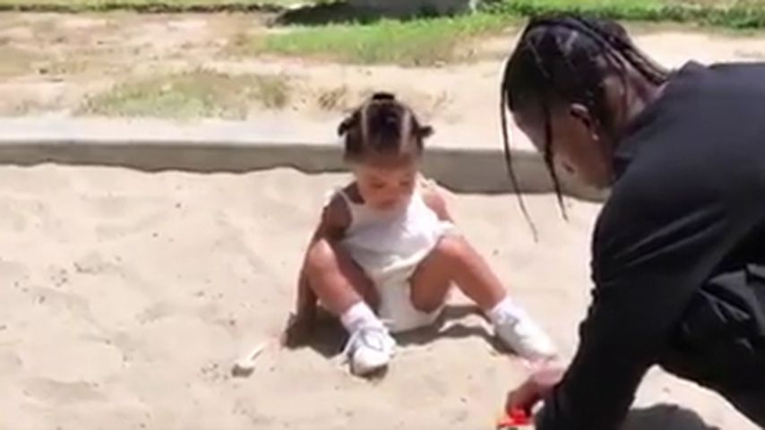 Stormi Webster und Travis Scott im Juli 2019
