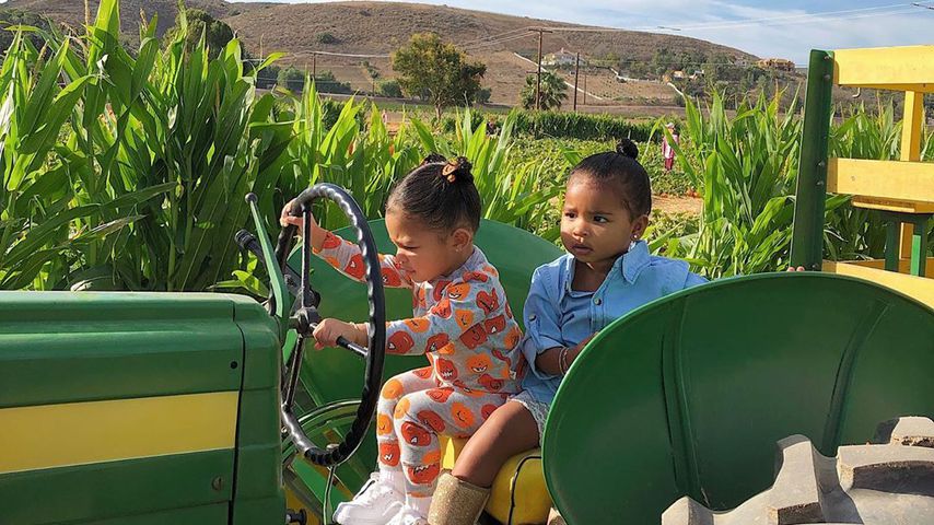 Stormi Webster und True Thompson, Oktober 2019