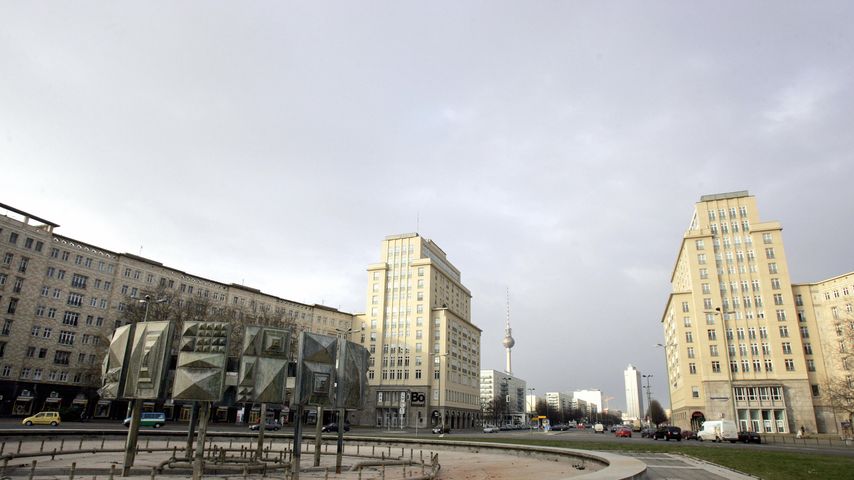 Strausberger Platz in Berlin, Drehort für "The Ballad of Songbirds and Snakes"