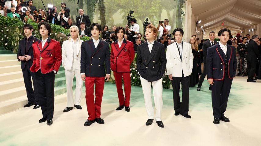 Stray Kids auf der Met Gala im Mai 2024