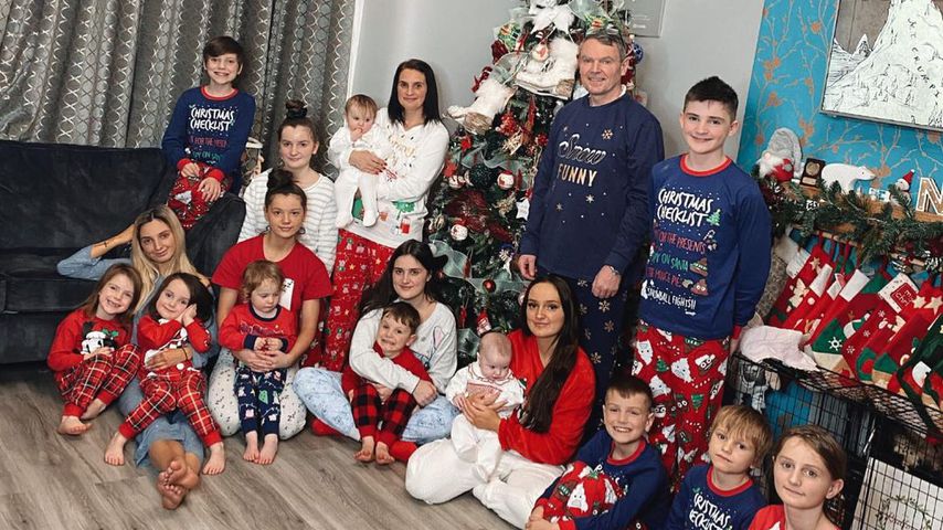 Sue Radford und ihre Familie