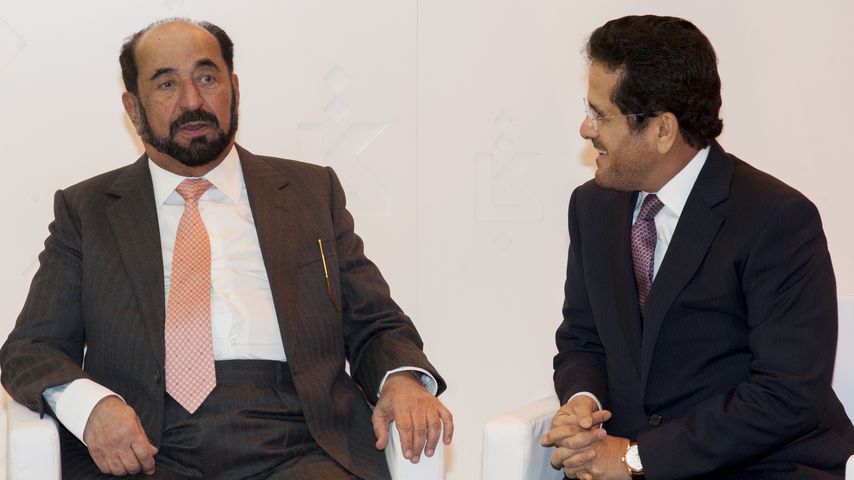 Sultan bin Mohammed al-Qasimi bei der Eröffnung der Buchmesse Salon du Livre