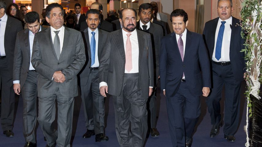 Sultan bin Mohammed al-Qasimi in Paris