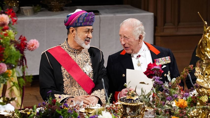 Für Sultan Haitham ändert König Charles das royale Bankett