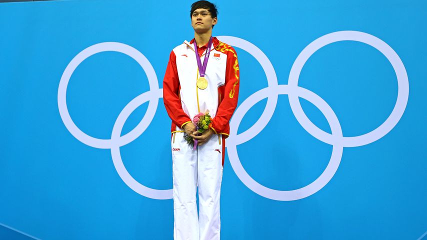 Sun Yang bei seinem Olympia-Triumph 2012 in London