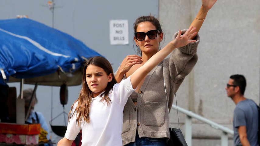Suri Cruise und Katie Holmes in New York, 2019