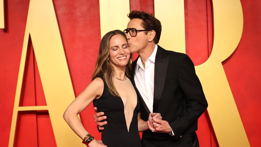 Susan Downey und Robert Downey Junior bei der Vanity Fair Oscar Party 2024