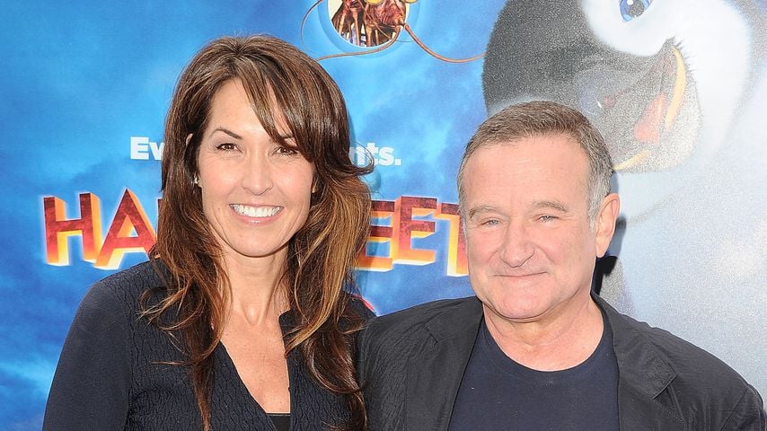 Susan Schneider und Robin Williams