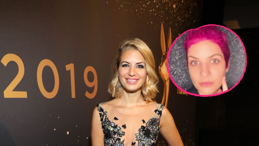 Stylish? Susan Sideropoulos hat jetzt knallpinke Haare