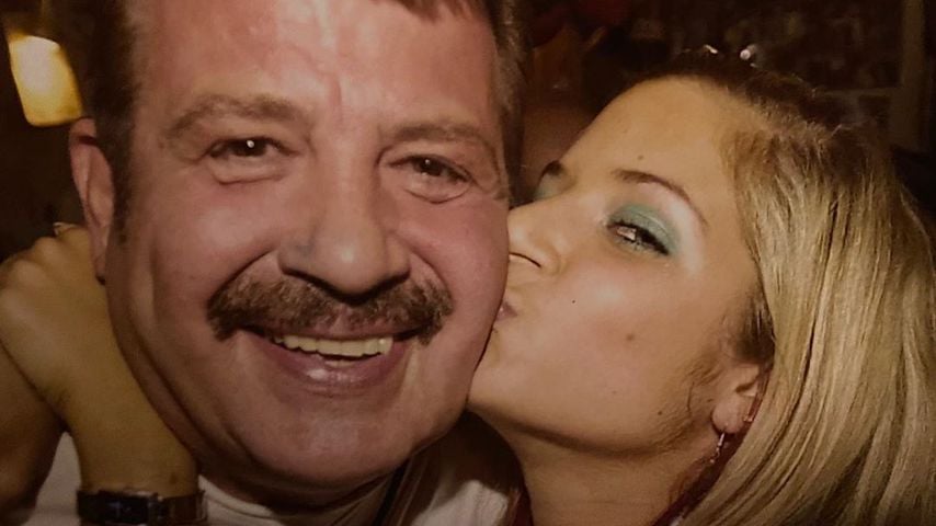 Throwback-Bild von Susan Sideropoulos mit ihrem Vater