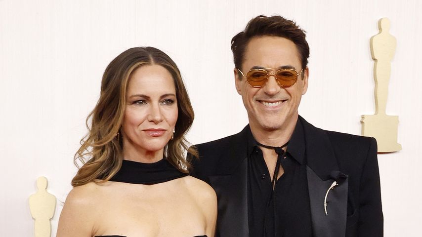 Robert Downey Jr., Schauspieler, mit seiner Frau Susan
