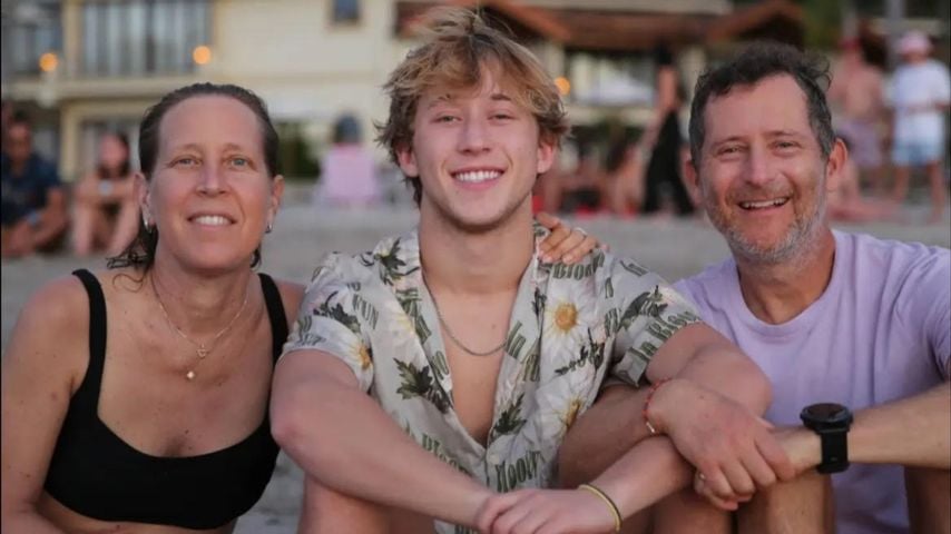 Susan Wojcicki mit ihrem Sohn Marco und ihrem Mann Dennis