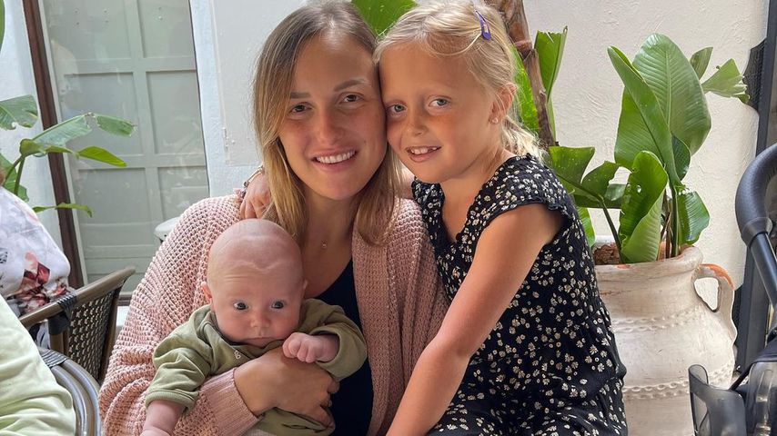 Susie Bradley mit ihrem Sohn Lion und ihrer Tochter Baby