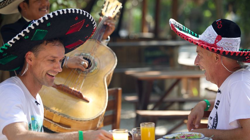 Sven Hannawald und Mario Basler in Mexiko