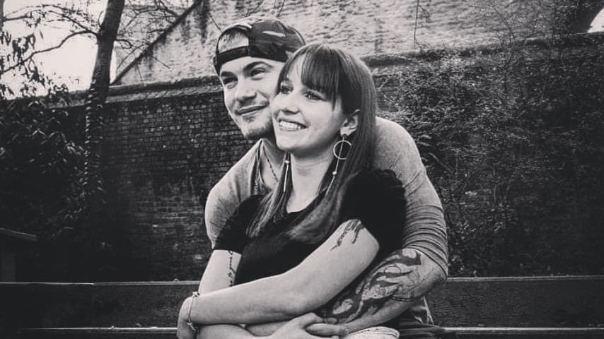 Sven Schlegler und seine Freundin Julia im Juli 2019