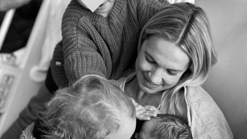 Svenja Holtmann und ihre Kinder, Oktober 2025