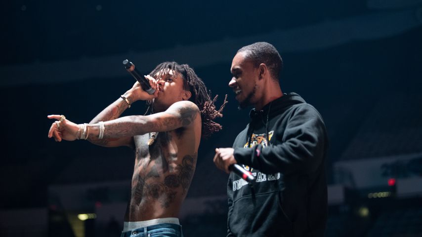 Swae Lee und Slim Jxmmi bei einem Konzert in Long Beach, 2018