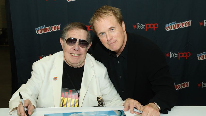 Syd Mead und Brad Bird im Oktober 2014