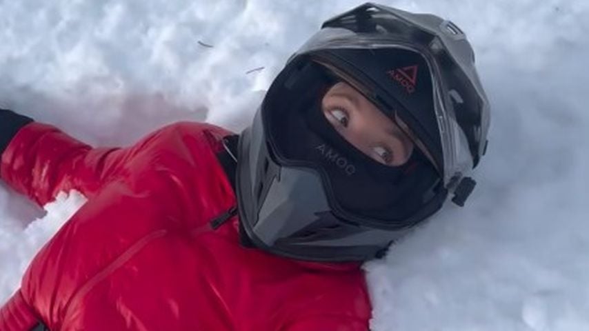 Ohne Freund: Sydney Sweeney genießt Winterurlaub in Lappland