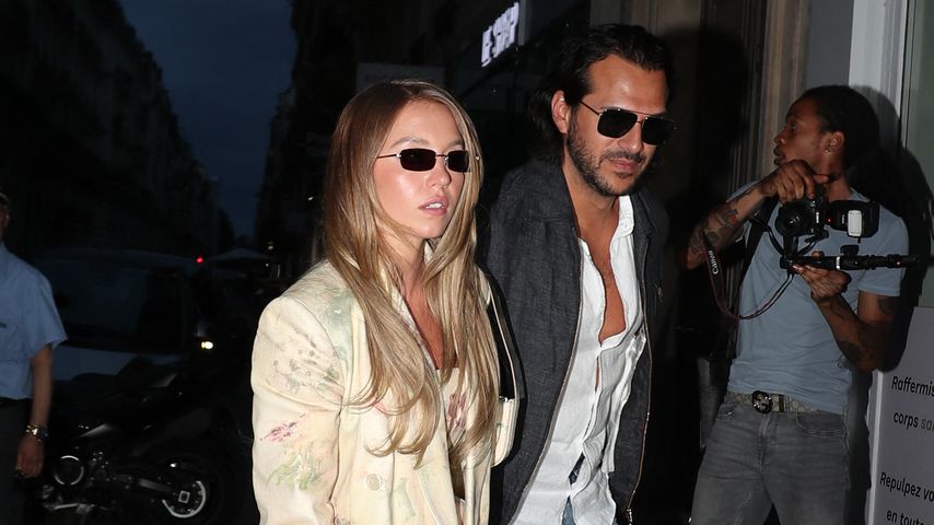 Sydney Sweeney und Jonathan Davino im Juli 2024