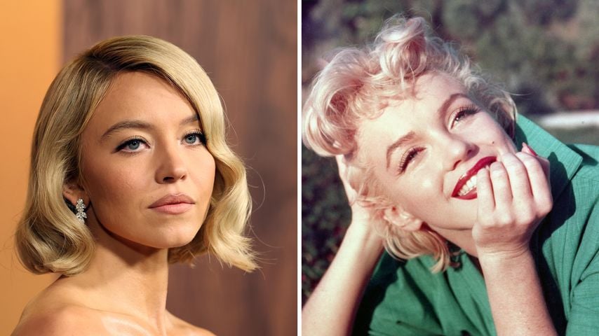 Collage: Sydney Sweeney und Marilyn Monroe