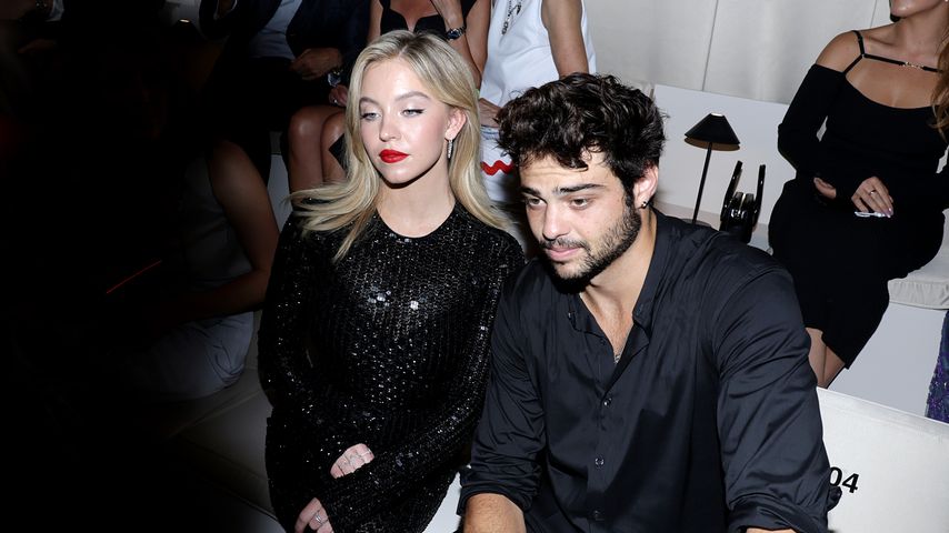 Sydney Sweeney und Noah Centineo auf der Paris Fashion Week im Juli 2023