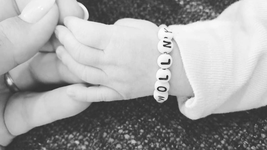 Sylvana Wollny mit ihrem Baby