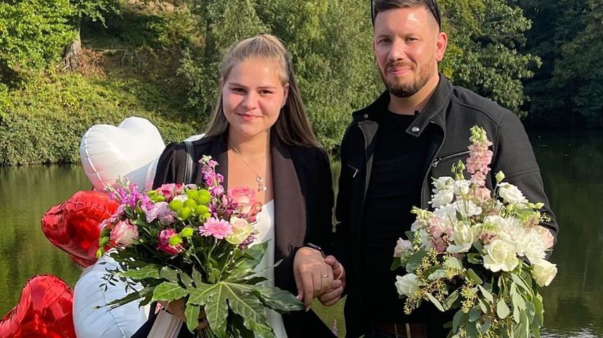 So aufgeregt war Florian vor Sylvana Wollnys Heiratsantrag