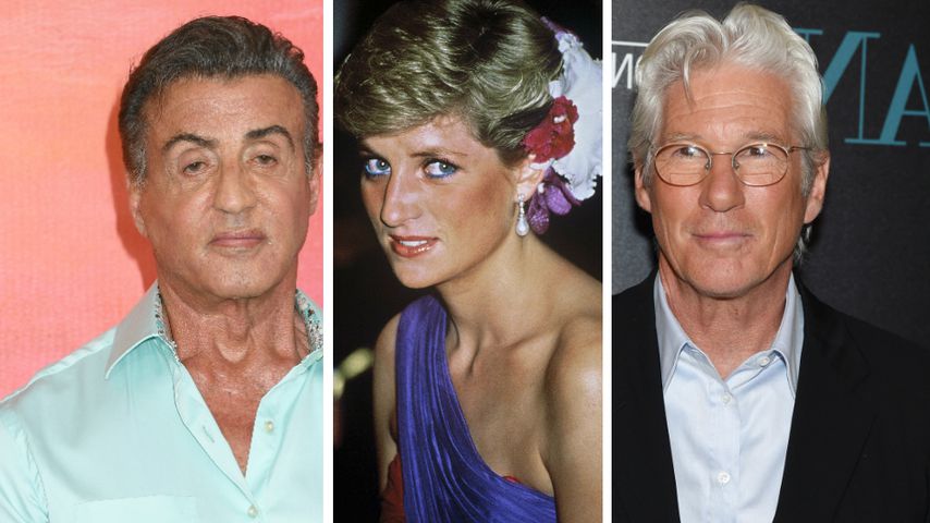 Stallone und Richard Gere prügelten sich fast um Lady Diana