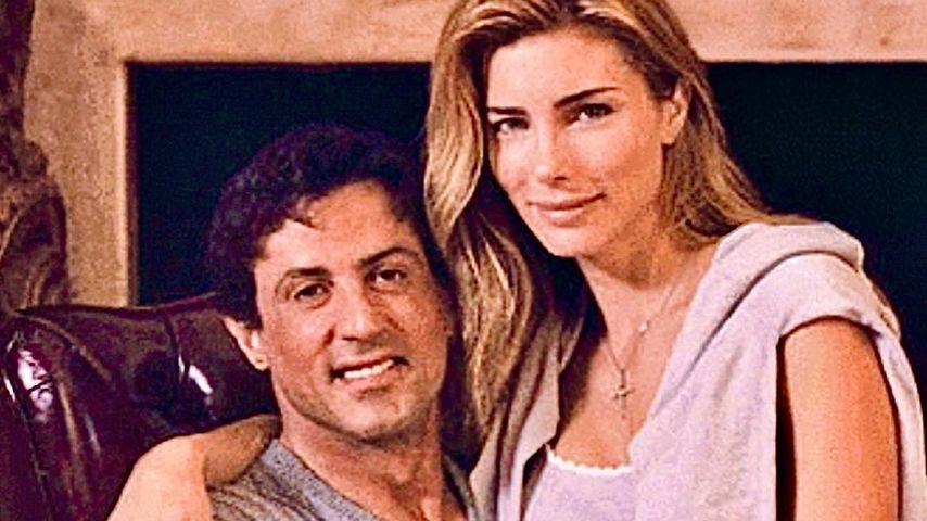 Schauspieler Sylvester Stallone mit seiner Ehefrau Jennifer Flavin