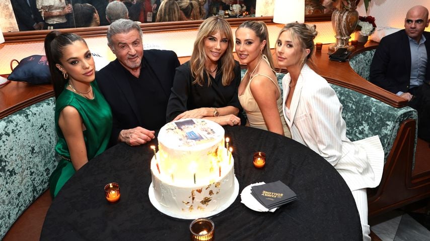 Sylvester Stallone und seine Familie im Mai 2023