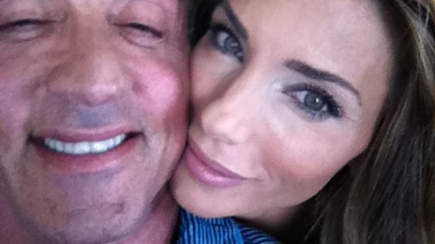 Sylvester Stallone mit seiner Frau Jennifer