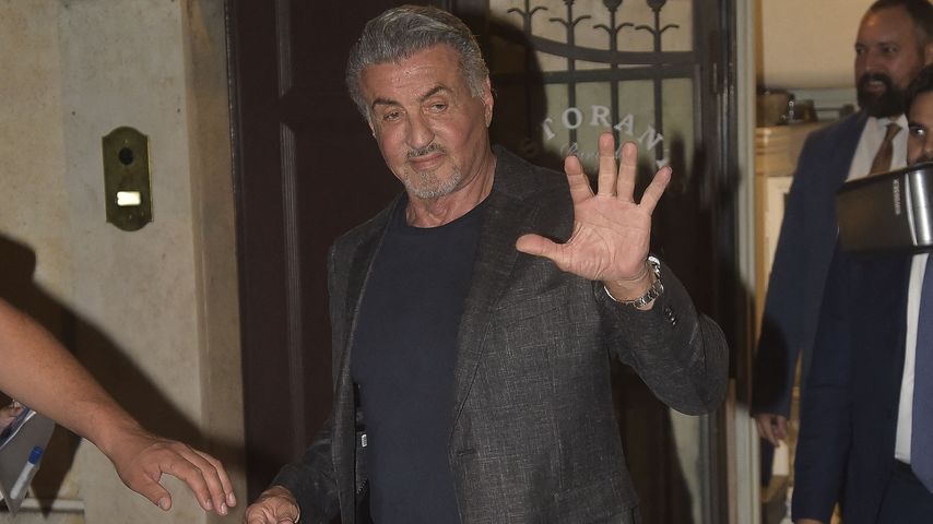 Nach Scheidung: Sylvester Stallone lässig in Rom unterwegs