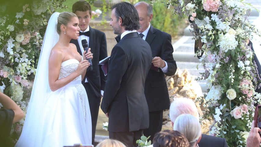 Sylvie Meis bei ihrem Ehegelübde