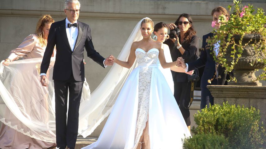 Sylvie Meis bei ihrer Hochzeit in der Toskana, 2020
