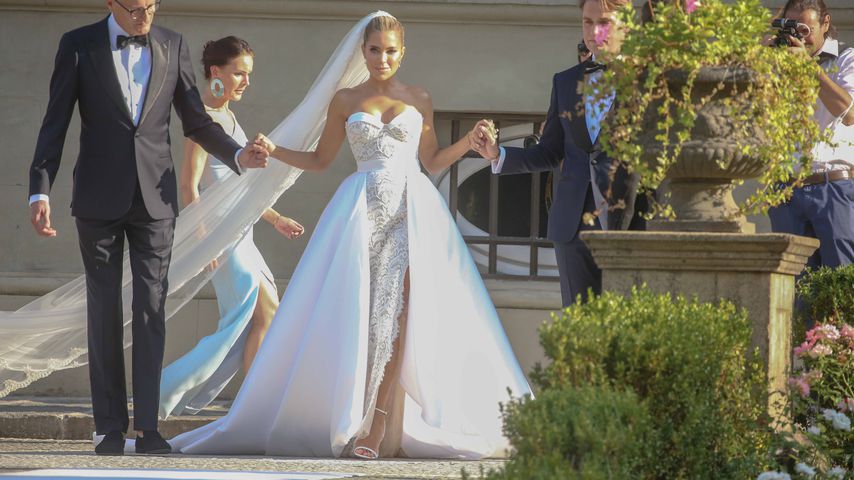 Sylvie Meis bei ihrer Hochzeit in der Toskana, 2020
