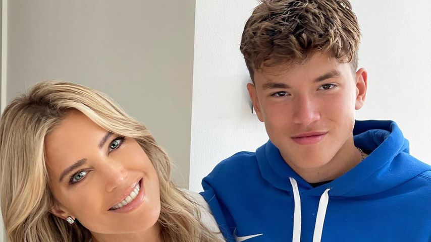 Sylvie Meis mit ihrem Sohn Damian van der Vaart, August 2021