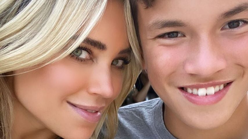 Sylvie Meis und ihr Sohn Damian im September 2020