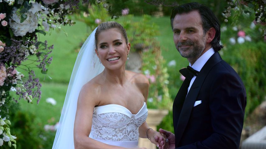Sylvie Meis und Niclas Castello in Florenz während ihrer Trauung, September 2020