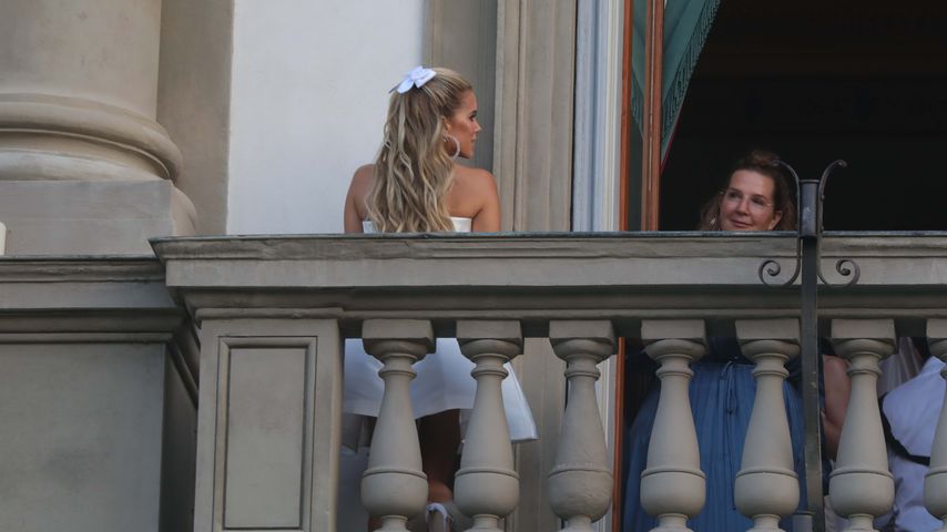 Sylvie Meis und Serena Goldenbaum während der Hochzeitsvorbereitungen