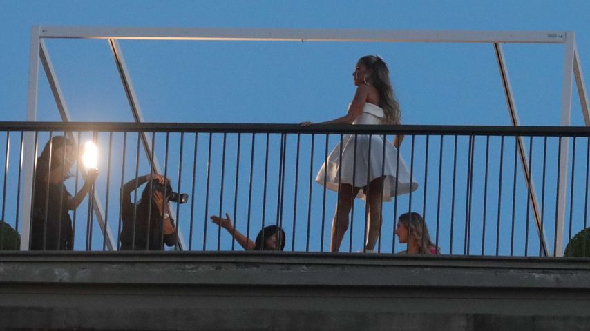 Sylvie Meis während ihrer Hochzeit in Florenz